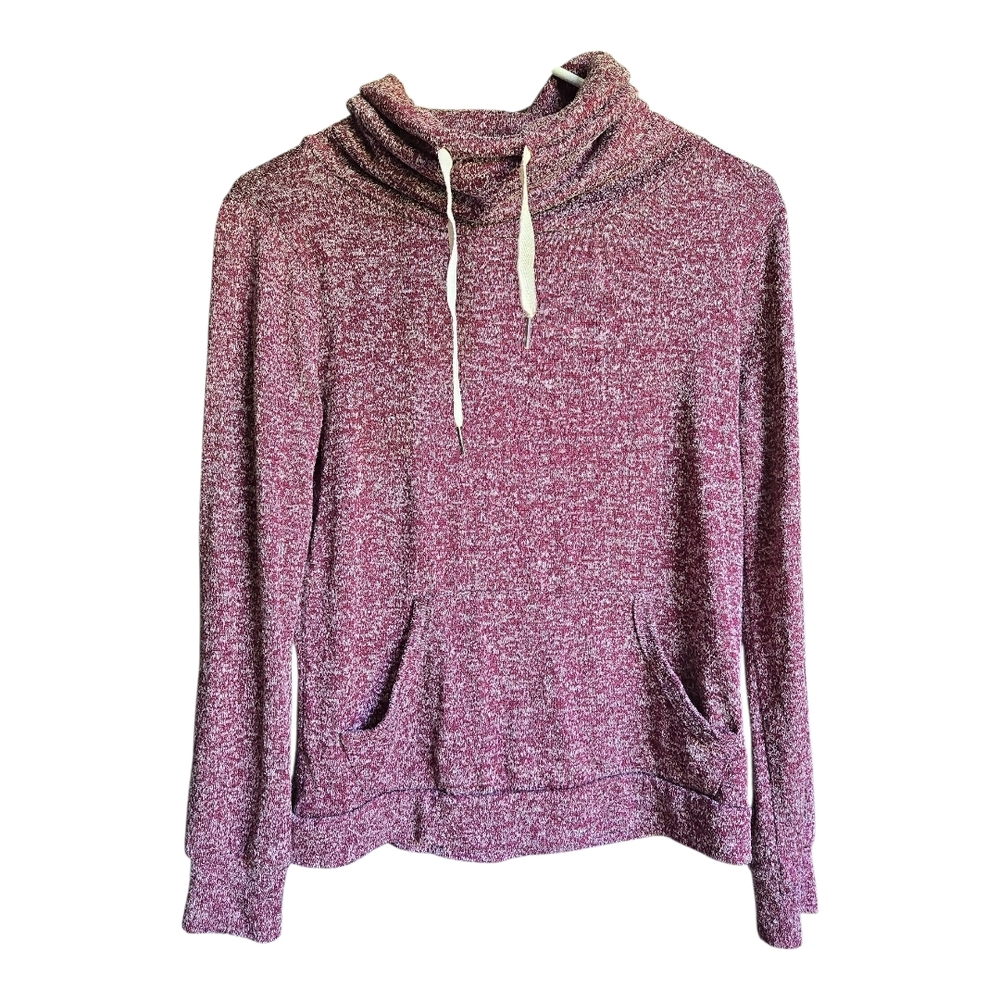 Derek Heart Purple Cowl Neck Women's Top